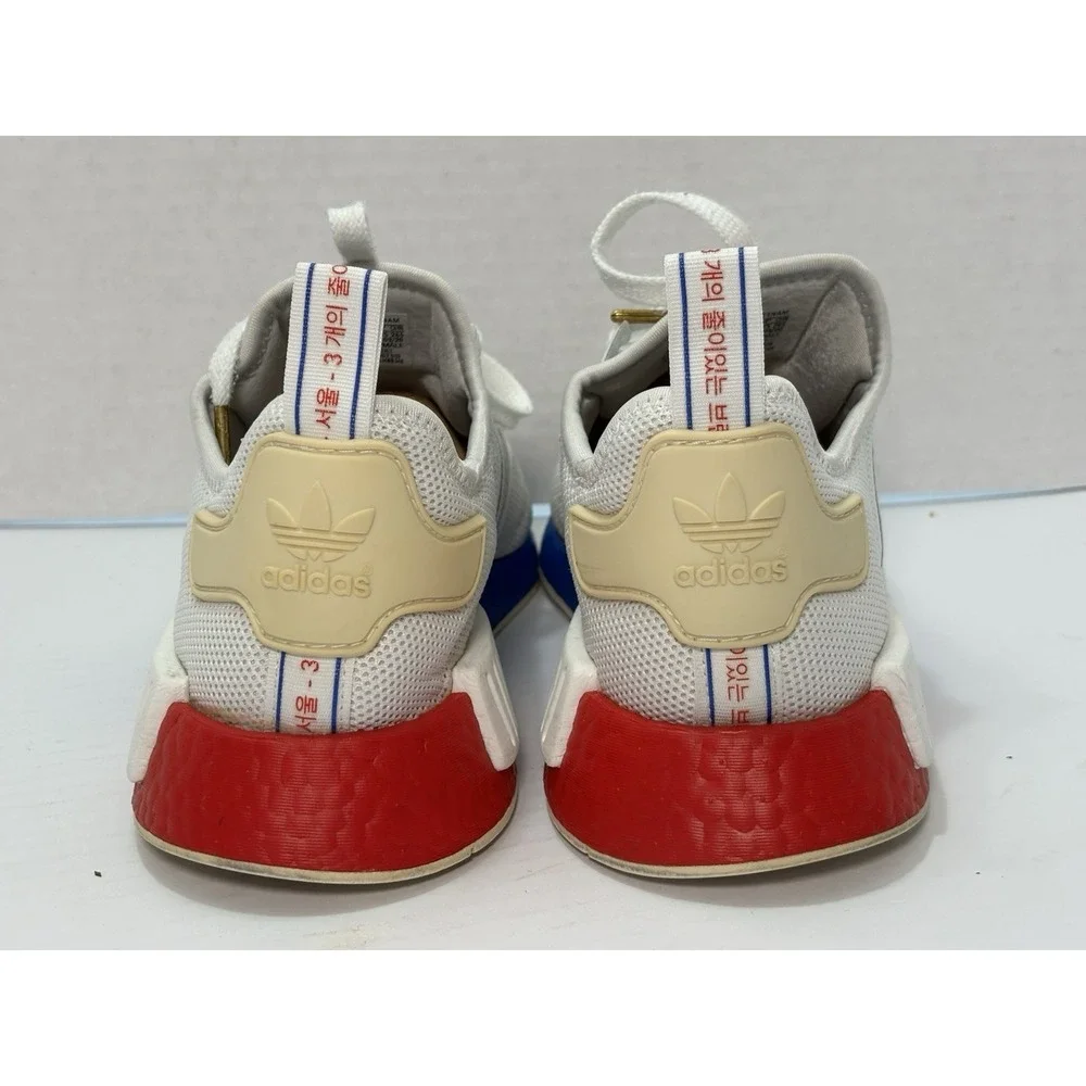 Adidas‎ NMD_R1 Seoul United By Sneakers FY1163 White Red Blue Sz 9.5